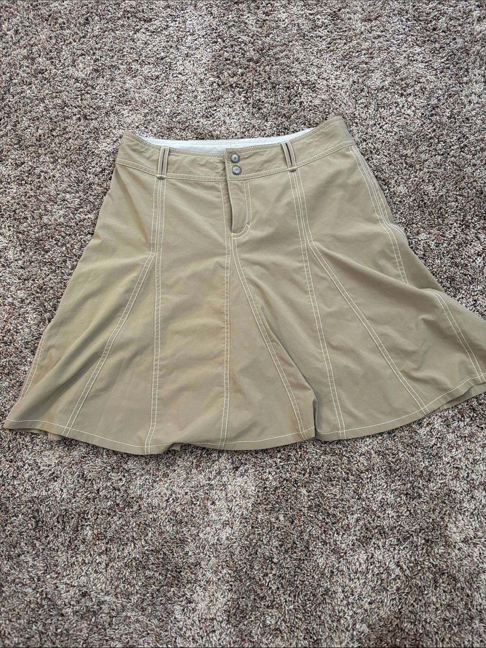 Athleta Tan A-Line Whatever Panel Skort -6